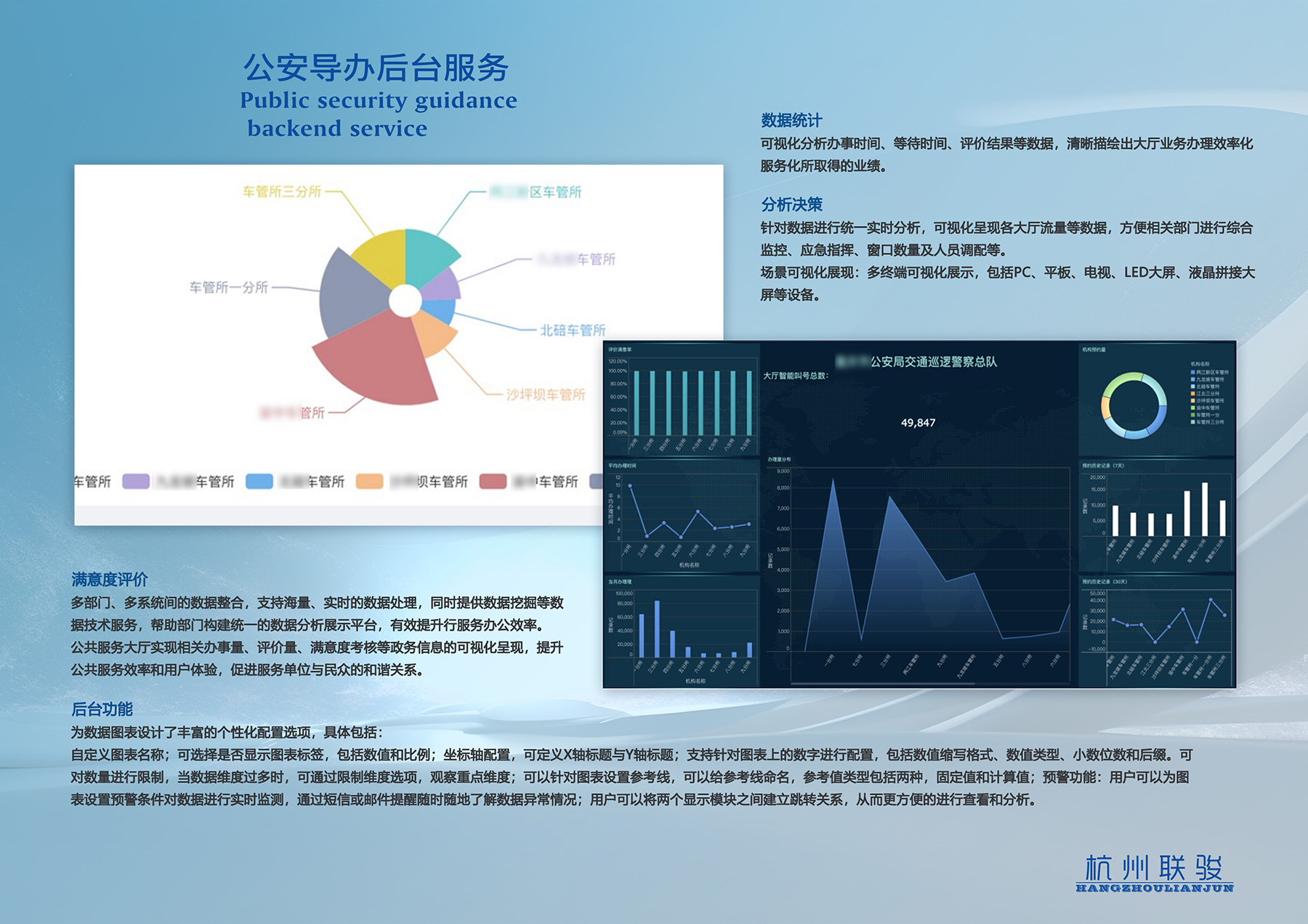 公安大厅排队解决方案